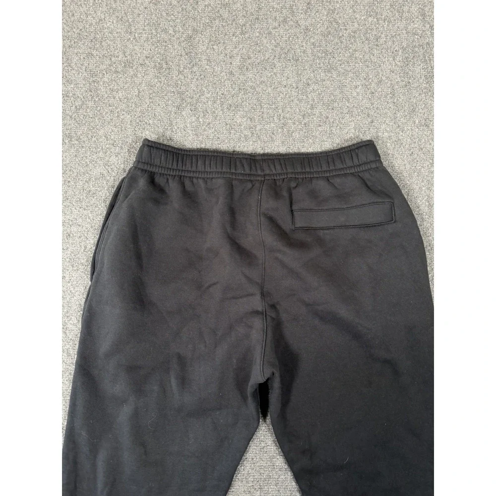 Nike Sportswear Club Fleece Pants Mens Small Black Cotton Jogger Sweatpants 28